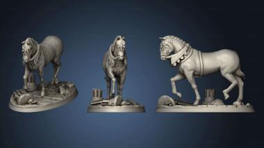 3D model DAMSEL the Lady HORSE (STL)