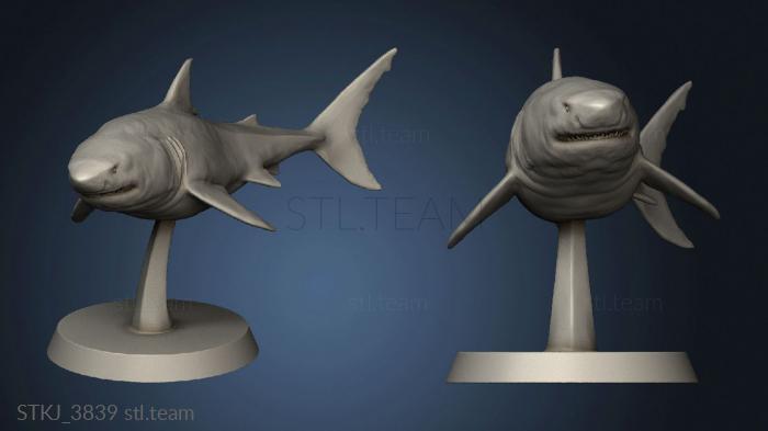 3D model Deep Waters Sharks shark (STL)