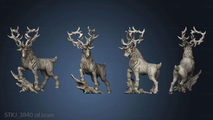 3D model Deepwood Alfar Endelshar on Forest King wild Saddle (STL)