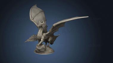 3D model Desert Brass Dragon (STL)