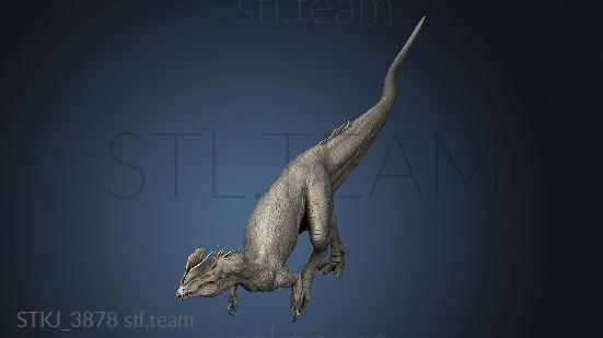 3D model Dilophosaurus Lord The wild (STL)