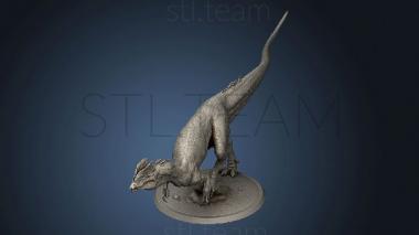 3D model Dilophosaurus Lord The wild (STL)