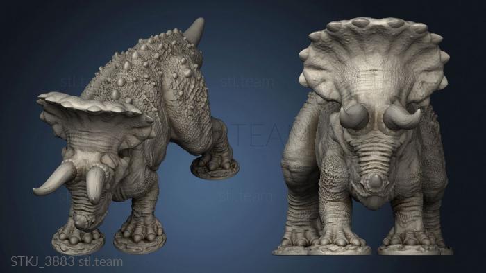 3D model Dinos Dino Triceratops (STL)