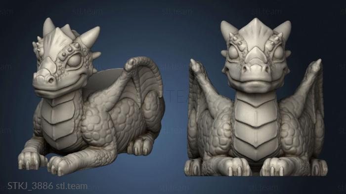 3D model Dinos Dragons (STL)