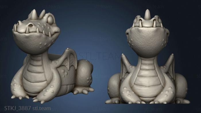 3D model Dinos Dragons (STL)