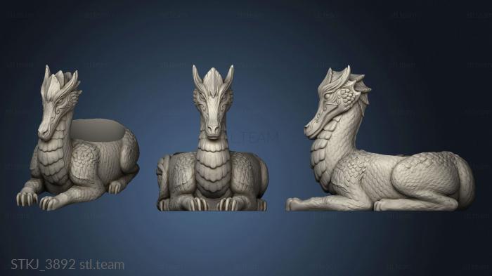 3D model Dinos Dragons (STL)