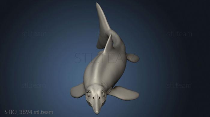 3D model Dinos Shadow Ichthyosaur (STL)