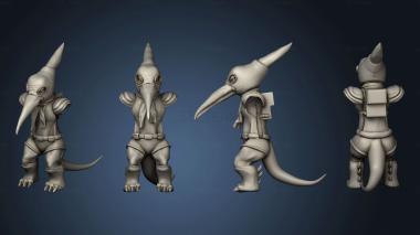 3D model dinosaurs gsr kq Si Ki (STL)