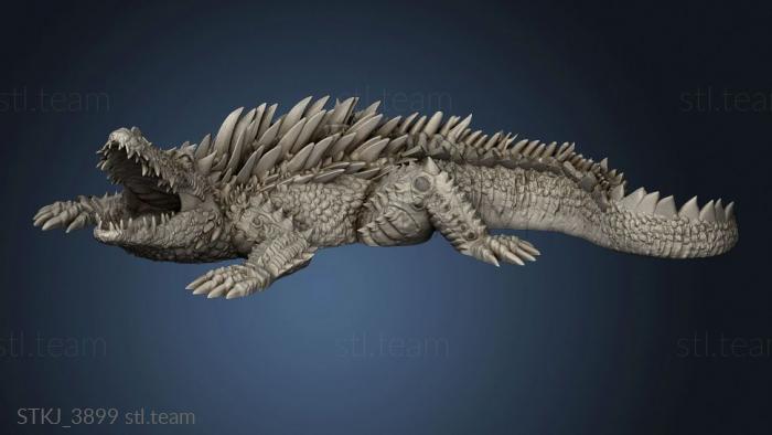 3D model Dire Crocodile (STL)