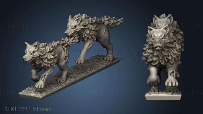 3D model dire wolves (STL)