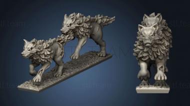 3D model dire wolves (STL)