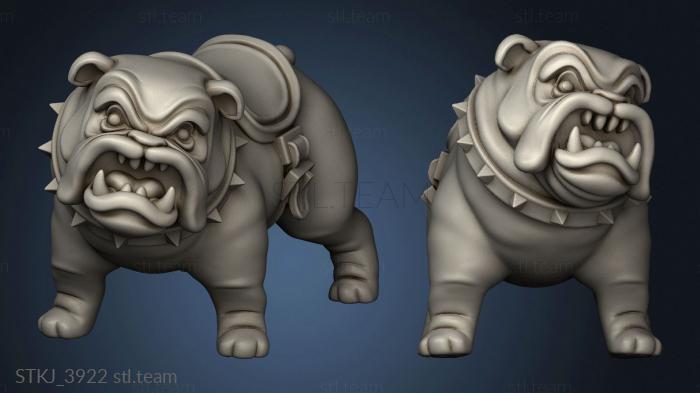 3D model Dog Cavalry Dog Mount (STL)