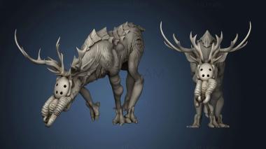 3D model Hellstag and Horrid Deer monsters mon ec (STL)