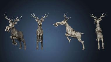 3D model Hellstag and Horrid Deer monsters mon ec (STL)