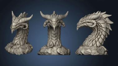 3D model dragon sketch (STL)