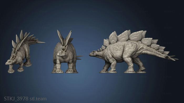 3D model Dinosaurs Stegosaurus (STL)