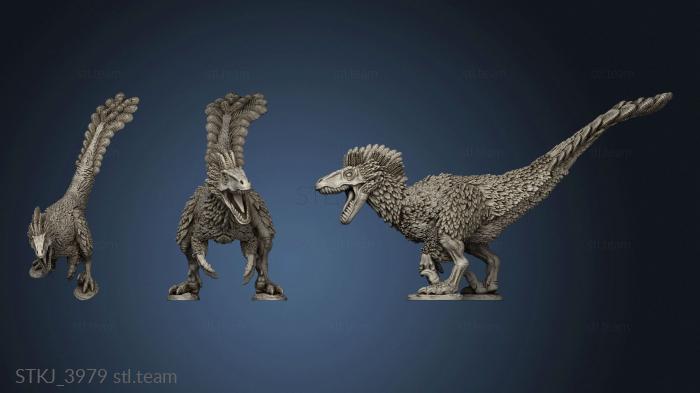 3D model Dinosaurs Velociraptor (STL)