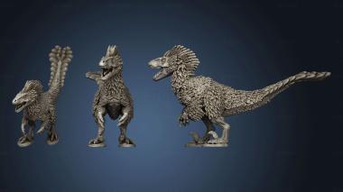 3D model Dinosaurs Velociraptor (STL)