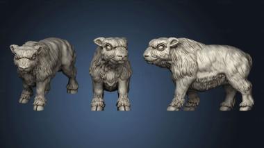 3D model Musk Ox calf (STL)