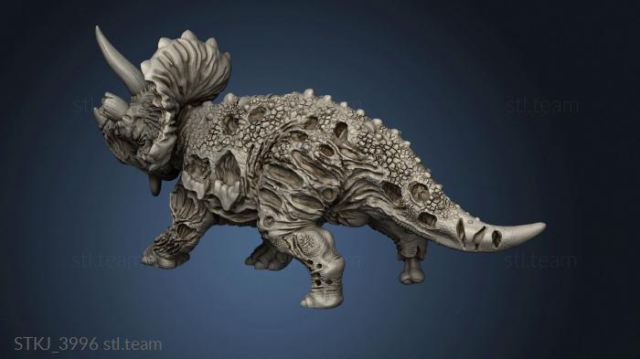 3D model Undead Triceratops (STL)