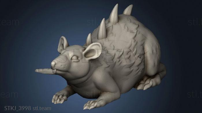 3D model DUNGEON CRITTERS Dire Rat in (STL)