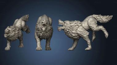 3D model ed Encounter Goblins and Wolves Wolf Run (STL)