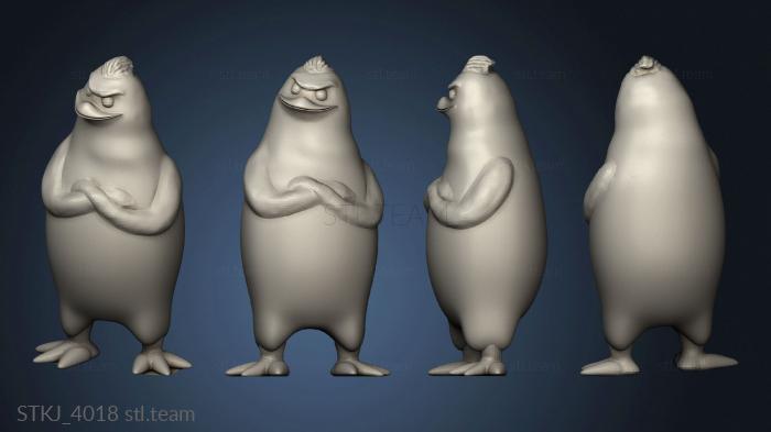 3D model The Penguins Madagascar rico (STL)