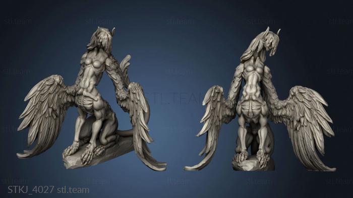 3D model Elemental Creatures Death Sphinx (STL)