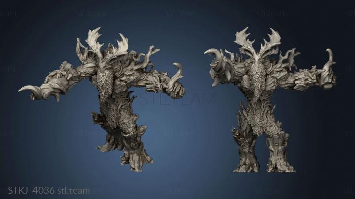 3D model Elven Grace Elder Treant Magic (STL)