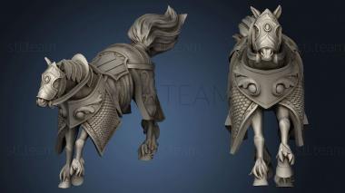 3D model Elven Riders Modular War horse (STL)