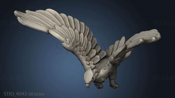 3D model Elves eagle (STL)