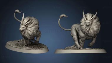 3D model Troops Overlord Crag Lions (STL)