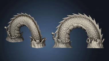 3D model Sea Serpent Huge Middle (STL)