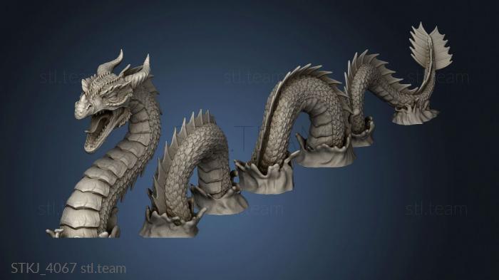 3D model sea serpent huge (STL)