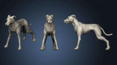 3D model Drizzle Lion Tower dog (STL)