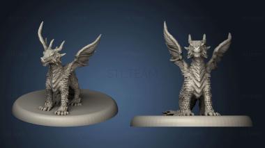 3D model Beast Dragonling (STL)