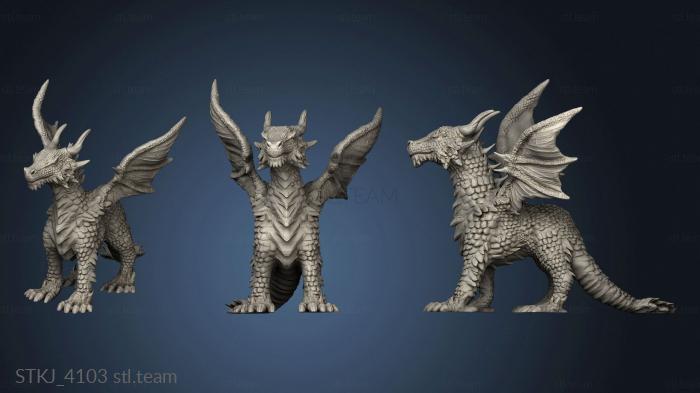 3D model Beast Dragonling (STL)