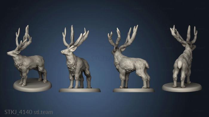 3D model Beast Stag Causal (STL)