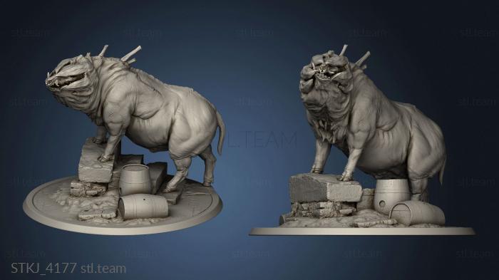 3D model Fear Old god Corrupt Pig Closed (STL)