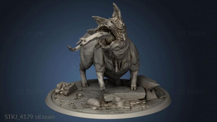 3D model Fear Old god Corrupt Pig Scream (STL)