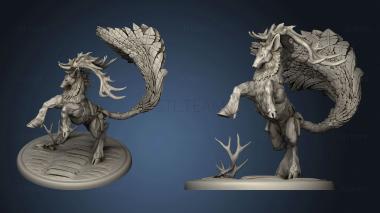 3D model Fey Woods Deer King Mount (STL)