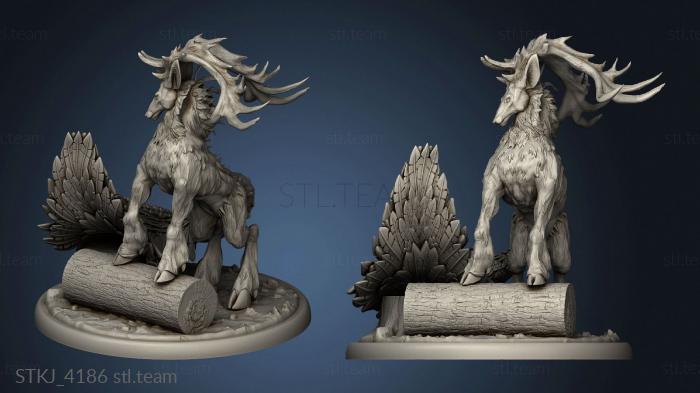 3D model Fey Woods Deer King (STL)