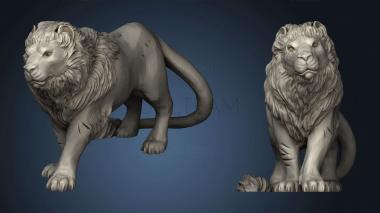 3D model Figurine Wondrous Power Gold Lions lion (STL)