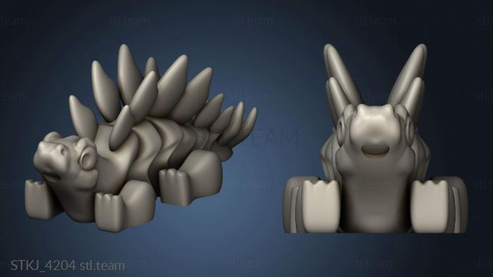 3D model Flexibles Dinosaurio (STL)