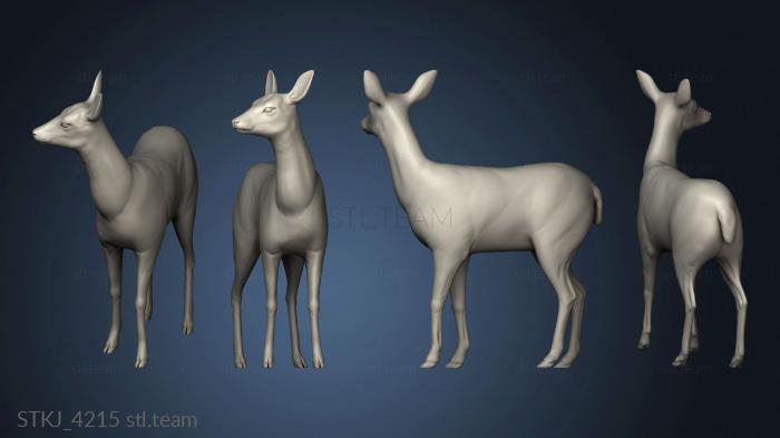 3D model Forest Deer (STL)