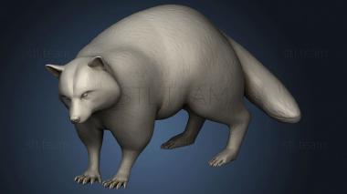 3D model Forest Racoon (STL)