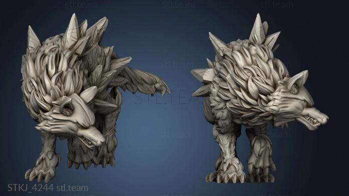 3D model Frost Lands Dire Wolves Wolf (STL)