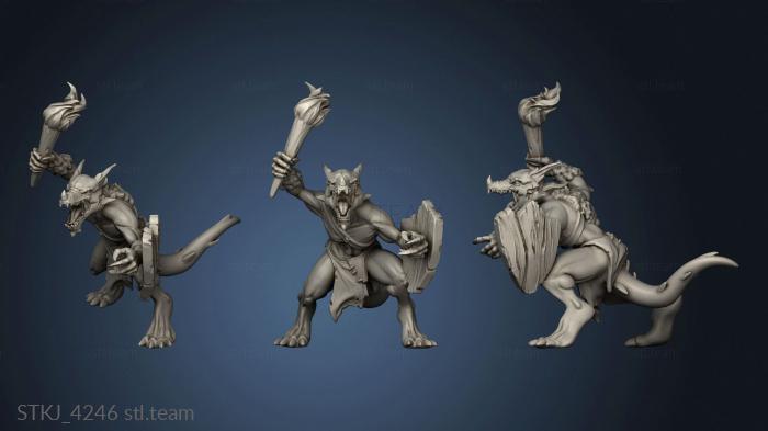 3D model Frost Lands Icewind Kobolds Kobold (STL)