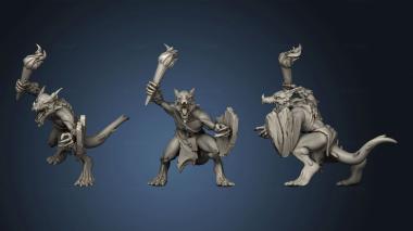 3D model Frost Lands Icewind Kobolds Kobold (STL)