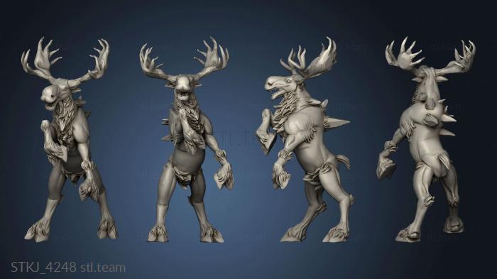 3D model Frost Lands White Moose (STL)